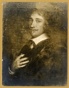 105064 Portret van Gerard van Honthorst, geboren Utrecht 1592, kunstschilder te Utrecht, overleden Utrecht 1656. ...